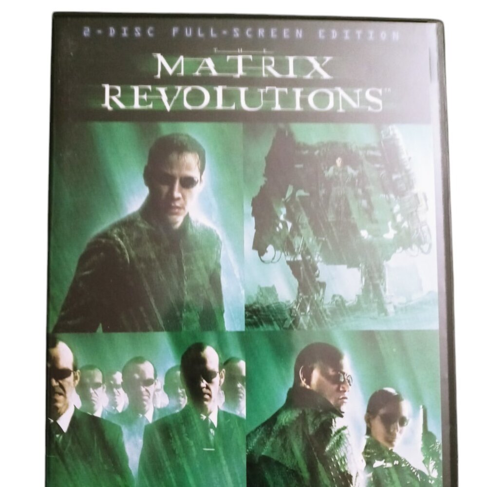 Matrix Revolutions Full Screen DVD Movie Keanu Reeves Good Condition Clean